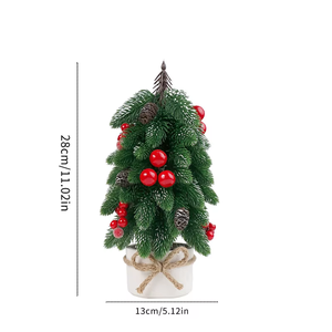 Décoration de Noël en gros <span class=keywords><strong>Mini</strong></span> arbre de Noël Articles de fête Décoration de bureau Arbre de Noël artificiel Décoration de vacances - Product Image 6