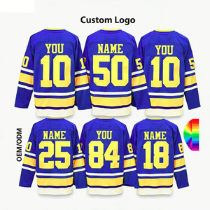 Maglie da Hockey su Ghiaccio All'Ingrosso 25 KYROU 10 SCHENN 84 OZZY 50 BINNINGTON Vendita Calda Cucite Traspiranti ad Asciugatura Rapida - Product Image 1