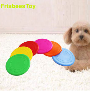 Juguete de Frisbee para Entrenamiento de Mascotas, de Goma Suave, Portátil, para Exteriores, Interactivo, Resistente a Mordidas, Discos Voladores para Mascotas - Product Image 6