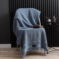 Ensemble de serviettes d'hôtel OEKO-TEX de haute qualité pur coton luxe brodé épais rayé Jacquard serviette de bain caractéristiques à séchage rapide