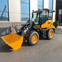 Chargeuse sur pneus articulée hydraulique à moteur diesel contrôlée par PLC, avec pelle frontale et cabine fermée, pour matériaux de carrière, agrégats et sols