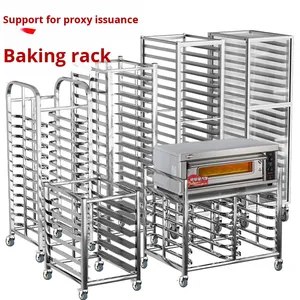 Factory Direct Sale Stainless Steel Commercial Multi-Layer Baking Tray <strong>Rack</strong> for Bread and Cookie Refrigerator Use - Product Image 3