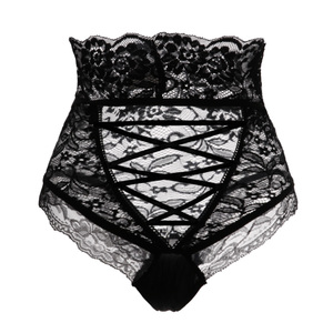 Amazing Sexy Panties Women High Waist Lace Thongs and <strong>G</strong> <strong>Strings</strong> <strong>Underwear</strong> Ladies Hollow Out Underpants Lingerie Spandex / Cotton - Product Image 1