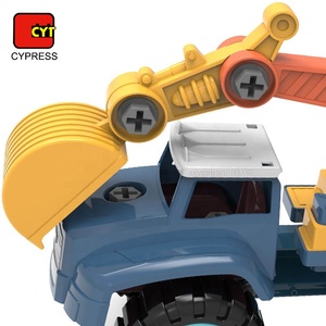 Coche <span class=keywords><strong>de</strong></span> Juguete Ecológico, Camión Excavador <span class=keywords><strong>de</strong></span> Juguete <span class=keywords><strong>de</strong></span> <span class=keywords><strong>Dibujos</strong></span> <span class=keywords><strong>Animados</strong></span>, Juguete Desmontable, Camión <span class=keywords><strong>de</strong></span> Juguete para Desmontar - Product Image 3