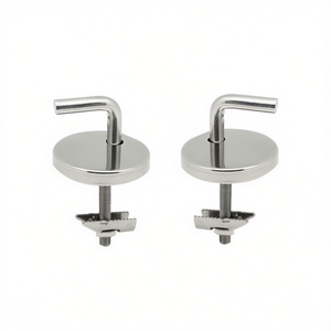 Kit de bisagras para asiento de inodoro 181 R900, 18 cm de largo, 12 cm de ancho, herrajes de repuesto para asiento de inodoro - Product Image 3