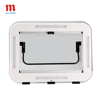 MAYGOOD 960X650mm Double Acrylique RV Led Skylight Cadre Aluminium Caravane Toit Fenêtre Skylight