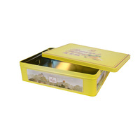 Boîte en fer de haute qualité, emballage personnalisé pour biscuits, boîtes en fer blanc