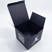 Caja de Embalaje de Cartón Impresa Personalizada para Pequeñas Empresas, Tipo Carpeta de Cartón para Gorras y Sombreros