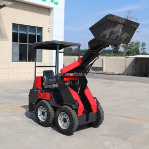 Free Shipping <b>Cheap</b> Construction <b>Machinery</b> Electric Mini Skid Steer Loader Motor Pump High Efficiency 1 Year Warranty 0.2m3 - Product Image 5
