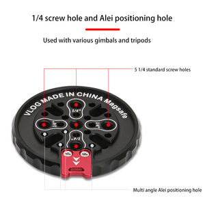 Từ Điện Thoại Cơ Sở 1/4 Vít Lỗ Xách Tay Máy Ảnh Chủ Cho Xe Sống Streaming Vlog Máy Tính Bảng Phụ Kiện Từ Tính - Product Image 6