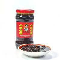 Sauce et pâte de piment de soja Laoganma chinoise célèbre en gros, bouteille de 280g, assaisonnement épicé certifié HACCP