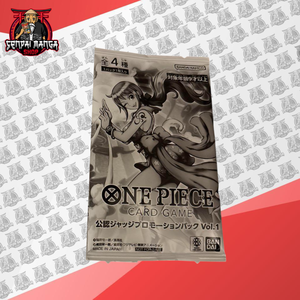 One Piece Card Game Official Judge Promo Pack Vol. 1 édition japonaise fabriquée en papier durable - Product Image 1