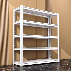 Estantes de almacenamiento modernos de acero y metal, unidades de estantería para almacenamiento de exhibición de almacén y supermercado - Product Image 5