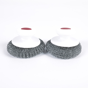 Éponge à <span class=keywords><strong>vaisselle</strong></span> en acier galvanisé Éponges pour <span class=keywords><strong>lave</strong></span>-<span class=keywords><strong>vaisselle</strong></span> Produits de nettoyage de cuisine Boule éponge <span class=keywords><strong>lavable</strong></span> réutilisable avec poignée - Product Image 3
