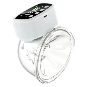 Sıcak satış elektrikli giyilebilir ağrısız kablosuz akıllı taşınabilir göğüs pompası eller serbest silikon