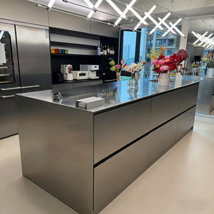 Estación de Mezcla de Acero Inoxidable 316 Resistente al Agua con Almacenamiento Integrado de Gran Capacidad para Hostelería - Product Image 2