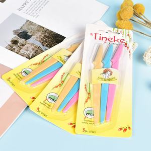 Suministros de tatuaje al por mayor 3 unids/pack cuchillo raspador de acero inoxidable <span class=keywords><strong>precio</strong></span> bajo cuchilla de afeitar para <span class=keywords><strong>cejas</strong></span> recortador de <span class=keywords><strong>cejas</strong></span> - Product Image 6