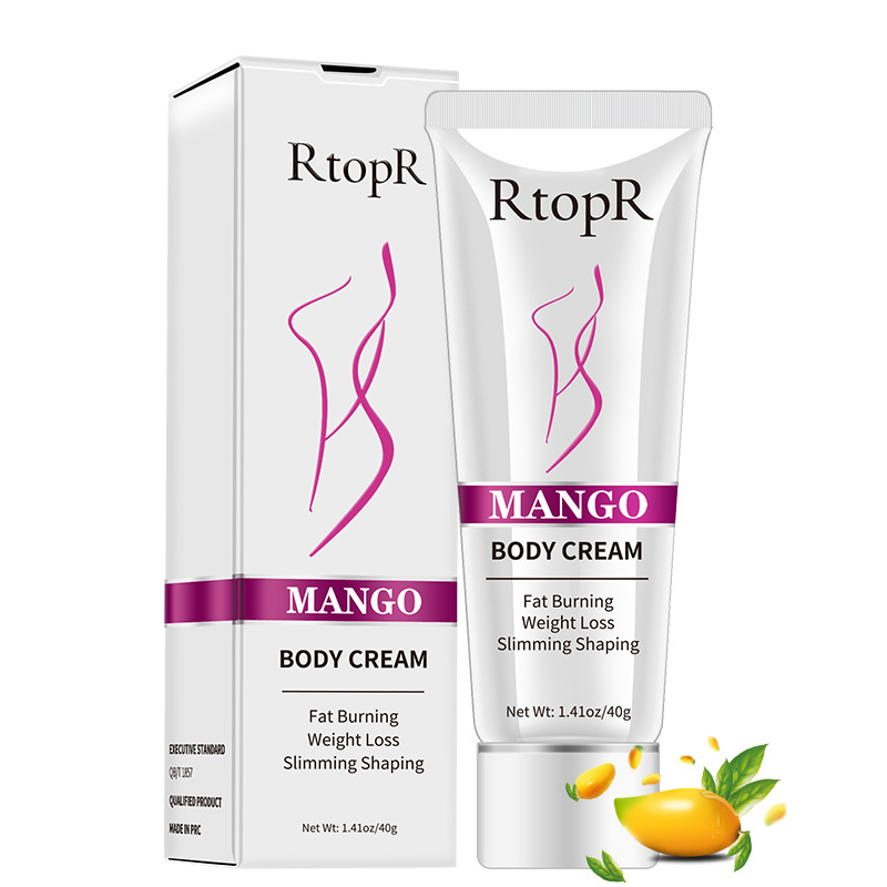 Крем для похудения RtopR с манго, эффективная потеря веса, не легко восстанавливает форму живота, сжигающий жир крем для тела
