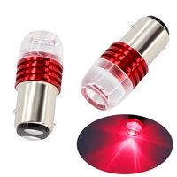 Ampoules blanches et rouges pour feux arrière de voiture, feux de freinage, clignotants, feux stop, ampoule 1157 BAY15D P21/5W, projecteur LED clignotant