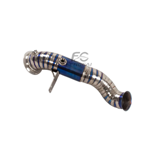 ท่อไอเสียแบบตรงทำจากไทเทเนียมอัลลอยน้ำหนักเบา OEM สำหรับ Mercedes-Benz C250 1.5T 2.0T W205 ปี <span class=keywords><strong>2014</strong></span>-2020 ช่วยลดอาการเทอร์โบแล็ก - Product Image 2
