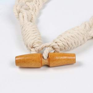 Curtain <b>Tiebacks</b> Braided Rope Recycled Cotton Minimalist Window Decorations - Product Image 3