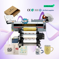 La Chine a fait l'impression d'une feuille d'or et d'une machine d'impression Dtf de 600mm Imprimante Uv Dtf avec plastifieuse tout en un