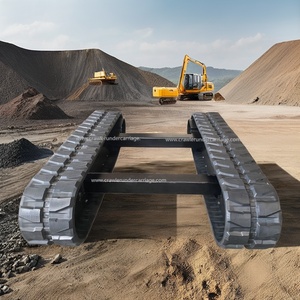 Hệ thống khung gầm bánh xích cao su cho máy đào bánh xích thủy lực 2-10 tấn, thiết bị khoan, máy móc xây dựng - Product Image 4