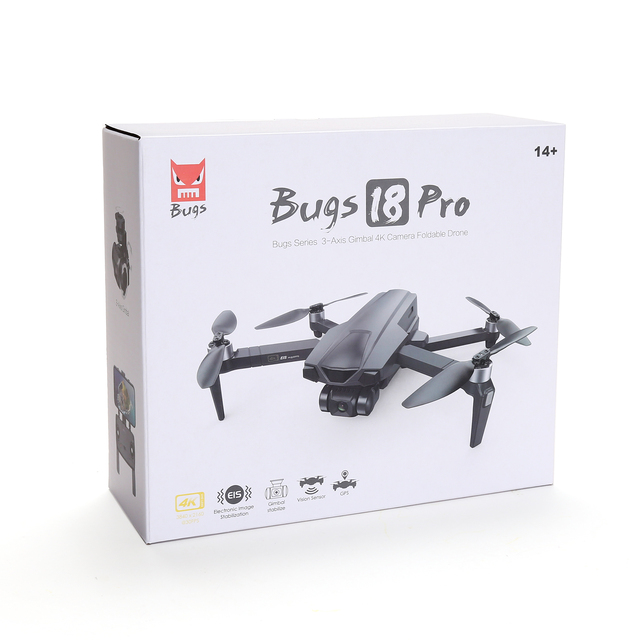 2022 Mjx B18PRO 3-axis image stabilization gimbal 4K EIS 5G WIFI camera and Remote control distance 3 km flight time 23 minutes