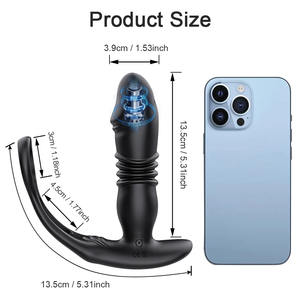 Vibrador Anal Telescópico con Control por Aplicación CHIYUAN, Masajeador de Próstata, Bluetooth, Tapón Anal, 9 Modos, Modelo L-1437, Guangdong, <span class=keywords><strong>China</strong></span> - Product Image 6