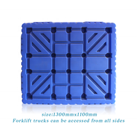Logistique HDPE Plastique Euro Palette Plateau Simple Face Plat Empilage Fruits Plateau Palettes D'expédition à Vendre