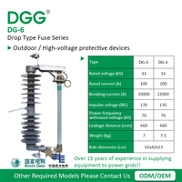 Dispositif de protection de distribution DGG pour transformateur extérieur, dispositif de sécurité contre les surintensités, fusible pour ligne aérienne