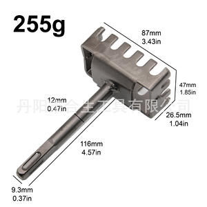 Scie cloche carrée Mr Drill 22 mm à pointe en carbure pour perçage de murs en plâtre avec mandrin pilote intégré - Product Image 3