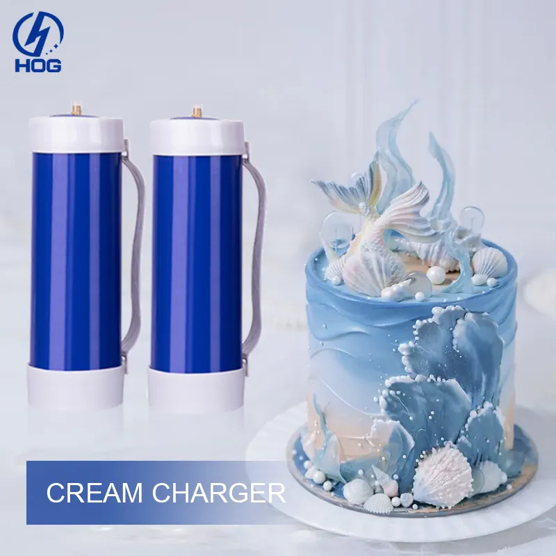 Sample 50% Discount Custom Logo Fast Delivery 580g Whipped Cream Charger 2000g Tank Cream Chargers Make Cream