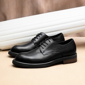 Nouvelles Chaussures Oxford de Luxe pour Hommes en Cuir Véritable Faites à la Main, Style Italien, Collection Automne 2025, Formelles et Rehaussantes - Product Image 4
