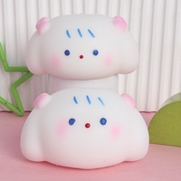 Jouet à presser Lapin Tangyuan, un jouet créatif et doux, semblable à de l'argile, idéal pour soulager le stress et comme balle anti-stress souple