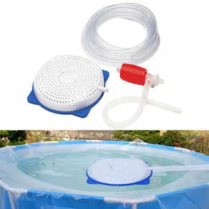 Pompe de vidange et filtre pour couverture de <span class=keywords><strong>piscine</strong></span> hivernale, en matériau ABS gonflable, pour utilisation hivernale - Product Image 1