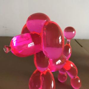 Negozio Visual Merchandising decorativo in <span class=keywords><strong>resina</strong></span> trasparente <span class=keywords><strong>palloncino</strong></span> <span class=keywords><strong>cane</strong></span> - Product Image 5