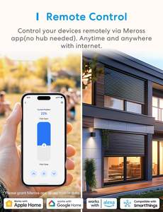 MRS200-Meross Smart Home Roller Blind Motor <span class=keywords><strong>Timer</strong></span> kontrol suara kompatibel untuk Apple HomeKit Google Home listrik Undermount - Product Image 6