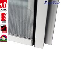 Stores à lamelles personnalisés, persiennes en aluminium, cadre en aluminium, verre, lamelles fixes, fenêtres à lamelles pour maison