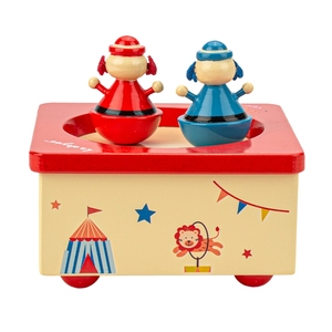 La doyee tuyệt vời kỹ thuật số xiếc theo chủ đề xoay nhảy múa búp bê với nhạc cụ bằng gỗ hộp âm nhạc - Product Image 4