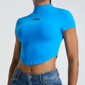 Top Donna Manica Lunga Slim Fit - T-Shirt Girocollo Base - Tessuto Morbido - Foto 8
