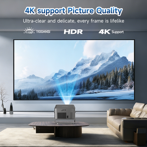 โปรเจคเตอร์ 1100 ANSI Ultra Bright 1080P รุ่น HY450 GT ปรับคีย์สโตนอัตโนมัติ ระบบหลบหลีกสิ่งกีดขวาง ลำโพง 12W ระบบปฏิบัติการ Google TV สำหรับใช้งานที่บ้าน - Product Image 3