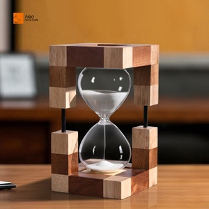 Aleo Trang Trí Nội Thất Sang Trọng Kim Loại Gỗ Cát Hẹn Giờ Cổ Điển Sồi Kẽm Đồng Hồ Cát Trong 5/10/15/20/30/60 Phút Bàn Bàn Nhà Quà Tặng - Product Image 1