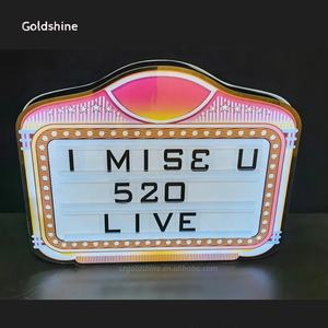 Presentador de botellas LED VIP Glorifier Display Letters Billboard Sign Nightclub Lounge Precio de fábrica Control remoto Números luminosos - Product Image 1