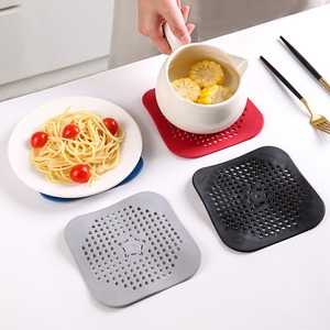 Filtre de vidange en silicone pour évier, anti-colmatage, couvercle de drain de sol, filtre à cheveux pour salle de bain - Product Image 2