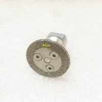 30 40 50 60 mm Disque Diamant Marbre Petit Mini Disque de Marbre Lame de Scie Diamantée Électrolytique Disque de Meulage pour Bricolage Outil de Meulage d'Ange