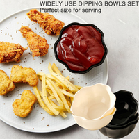 Petits bols à trempette multi-usages, plats à sauce soja incassables pour condiments, ketchup, barbecue, service de fête