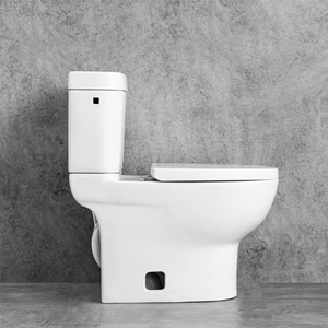 Nhà máy giá rẻ phòng tắm tầng gắn gốm siphonic nhà vệ sinh WC nước Closet Trắng thuôn dài hai mảnh nhà vệ sinh - Product Image 2