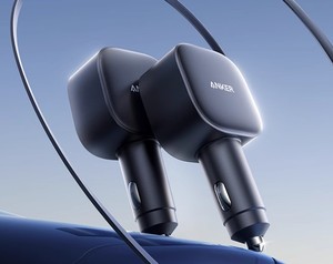 Anker 2738 75W <b>USB</b> C <b>Car</b> <b>Charger</b> Ultra-Compact Type C Fast <b>Charger</b> Retractable Cable Compatible for iPhone 16/15 MacBook Pro/Air - Product Image 2