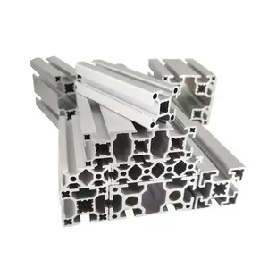 3030 4040 5050 8080 Anodize T Slot Profil Bingkai Aluminium Ekstrusi Profil Industri